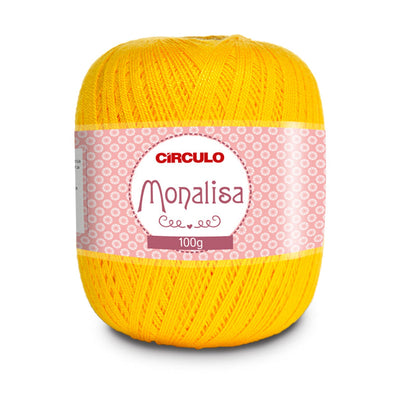 Círculo Monalisa, 100% Acrylic Yarn, 100g, 190.3 Tex, 525 Meters, Variety Colors, 1 Roll, 6-Pack