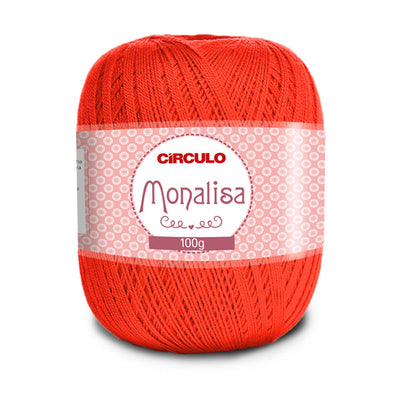 Círculo Monalisa, 100% Acrylic Yarn, 100g, 190.3 Tex, 525 Meters, Variety Colors, 1 Roll, 6-Pack