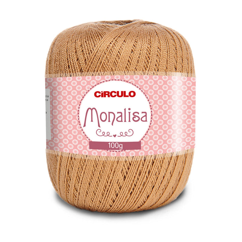 Círculo Monalisa, 100% Acrylic Yarn, 100g, 190.3 Tex, 525 Meters, Variety Colors, 1 Roll, 6-Pack