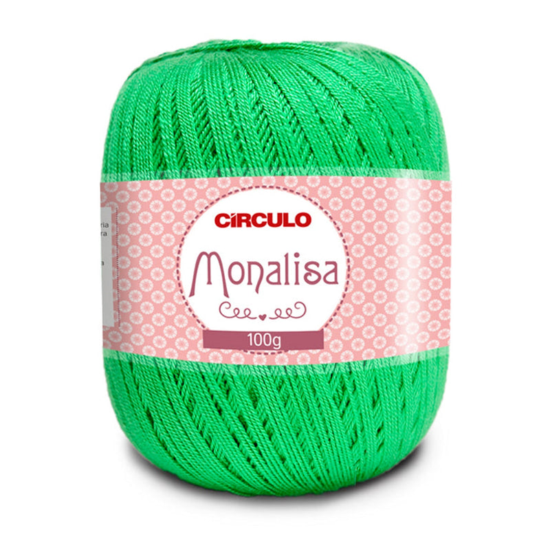Círculo Monalisa, 100% Acrylic Yarn, 100g, 190.3 Tex, 525 Meters, Variety Colors, 1 Roll