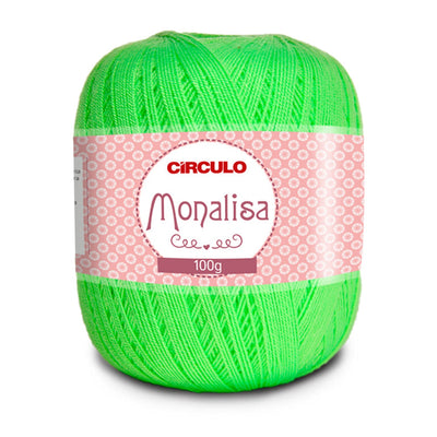 Círculo Monalisa, 100% Acrylic Yarn, 100g, 190.3 Tex, 525 Meters, Variety Colors, 1 Roll, 6-Pack