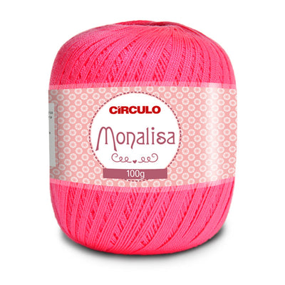 Círculo Monalisa, 100% Acrylic Yarn, 100g, 190.3 Tex, 525 Meters, Variety Colors, 1 Roll, 6-Pack