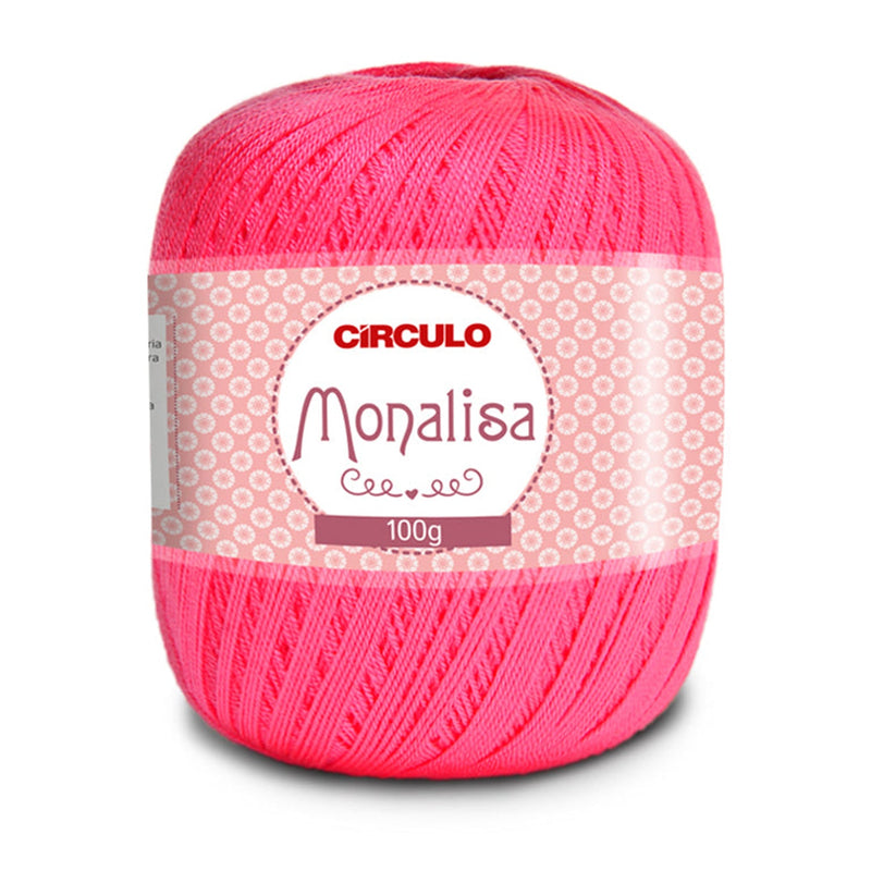 Círculo Monalisa, 100% Acrylic Yarn, 100g, 190.3 Tex, 525 Meters, Variety Colors, 1 Roll