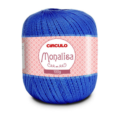 Círculo Monalisa, 100% Acrylic Yarn, 100g, 190.3 Tex, 525 Meters, Variety Colors, 1 Roll, 6-Pack