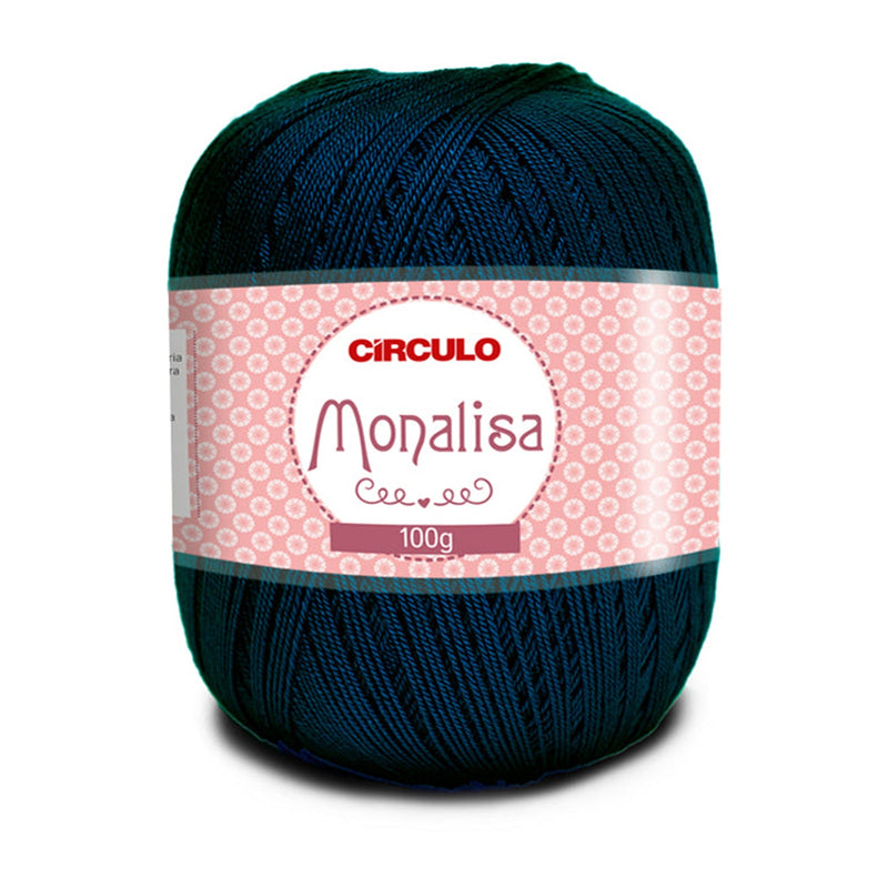 Círculo Monalisa, 100% Acrylic Yarn, 100g, 190.3 Tex, 525 Meters, Variety Colors, 1 Roll, 6-Pack