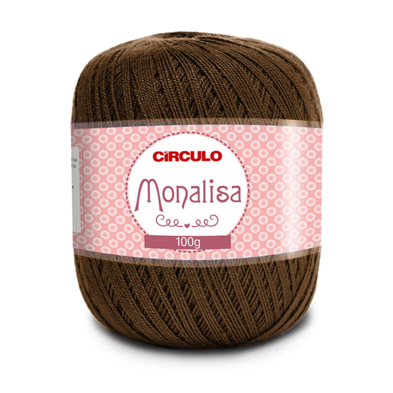 Círculo Monalisa, 100% Acrylic Yarn, 100g, 190.3 Tex, 525 Meters, Variety Colors, 1 Roll, 6-Pack