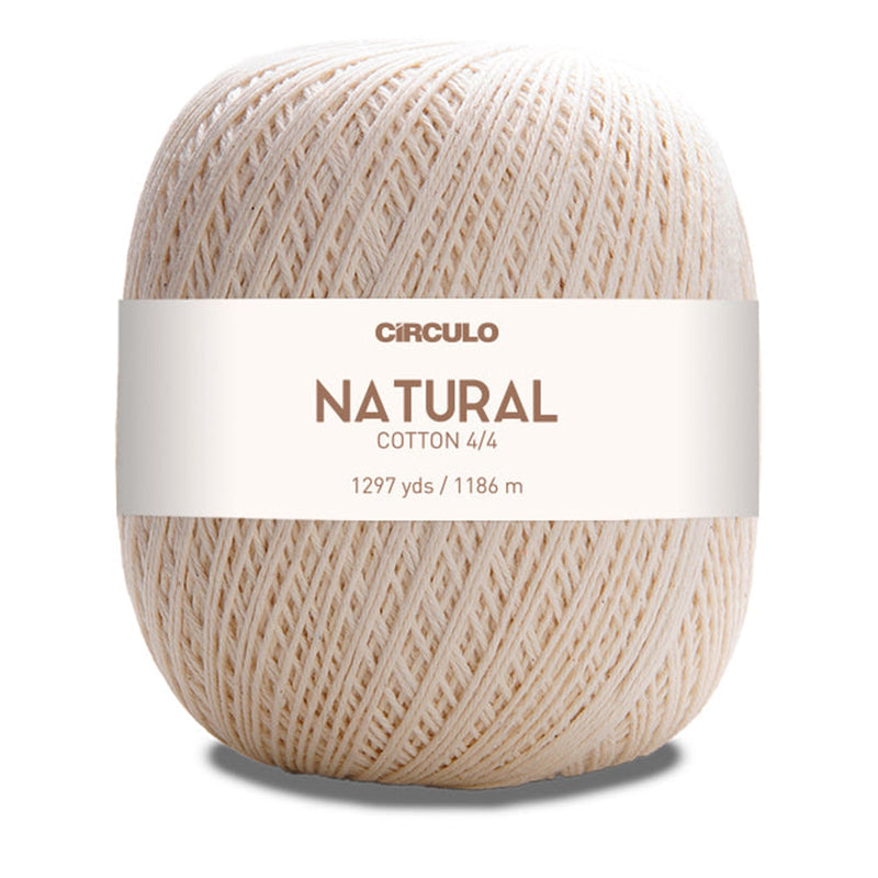 Círculo Natural, 100% Cotton Yarn, Variety Length, One Color, 1 Roll