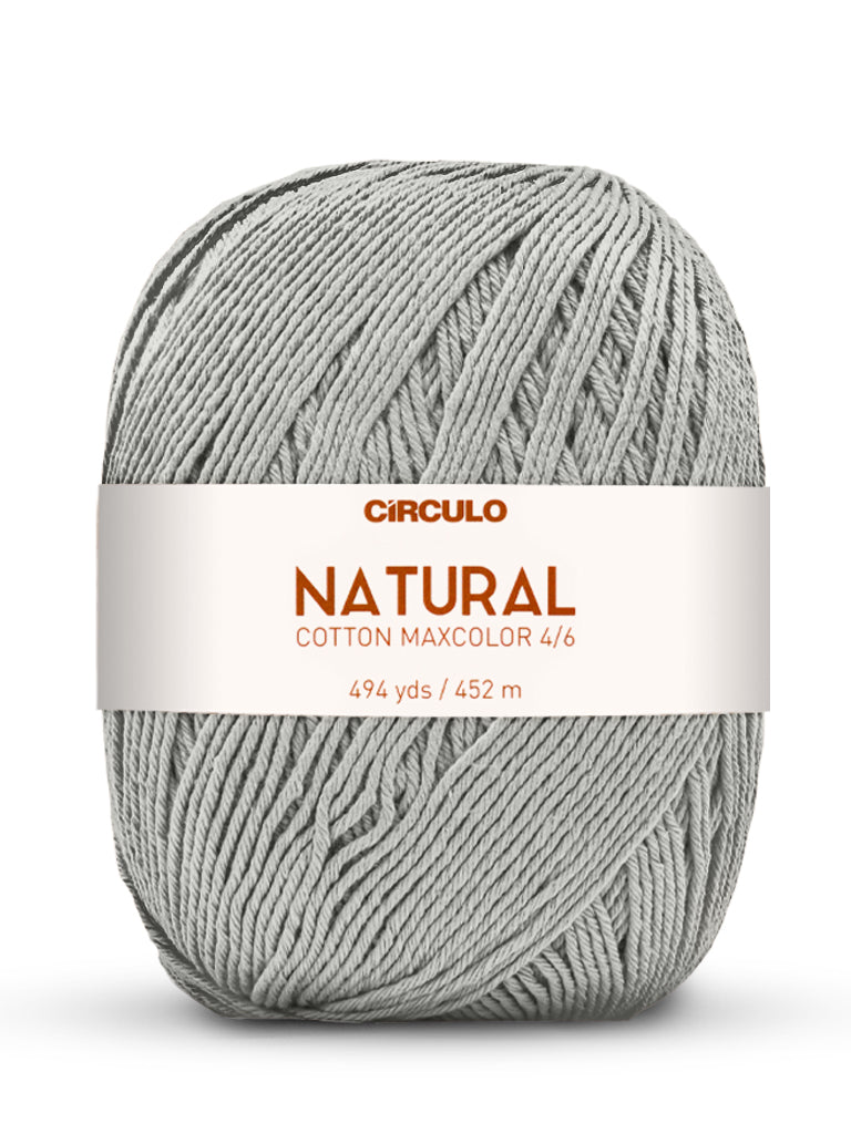 Círculo Natural Maxcolors 4/6, 100% Cotton Yarn, 400 grams, 494 Yards, 885 Tex, Variety Colors, 1 Roll