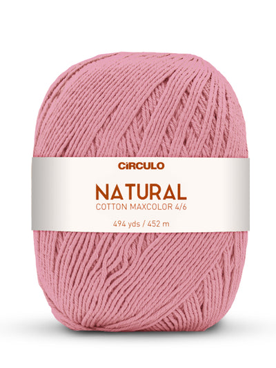 Círculo Natural Maxcolors 4/6, 100% Cotton Yarn, 400 grams, 494 Yards, 885 Tex, Variety Colors, 1 Roll