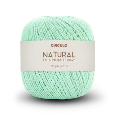 Círculo Natural Maxcolors 4/6, 100% Cotton Yarn, 200 Grams, 247 Yards, 885 Tex, Variety Colors, 1 Roll