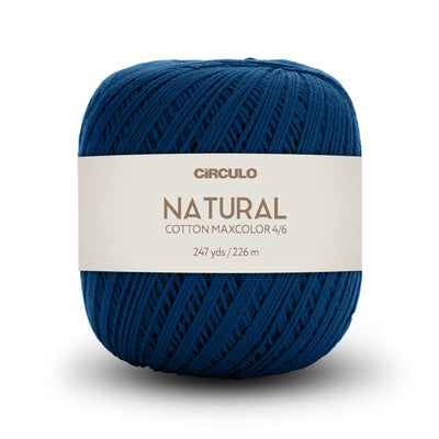 Círculo Natural Maxcolors 4/6, 100% Cotton Yarn, 200 Grams, 247 Yards, 885 Tex, Variety Colors, 1 Roll