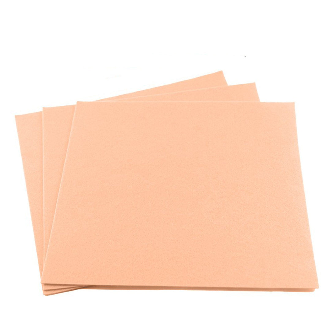 🧵 Craft Felt Fabric Sheets – 12"x12", 2mm Thick (10-Pack, Single Color)