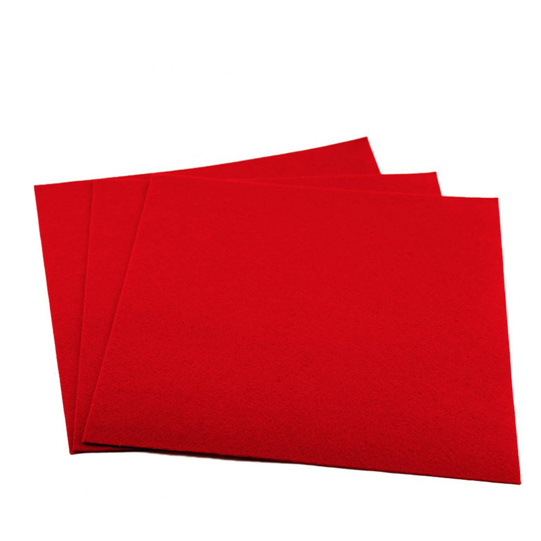 🧵 Craft Felt Fabric Sheets – 12"x12", 2mm Thick (10-Pack, Single Color)