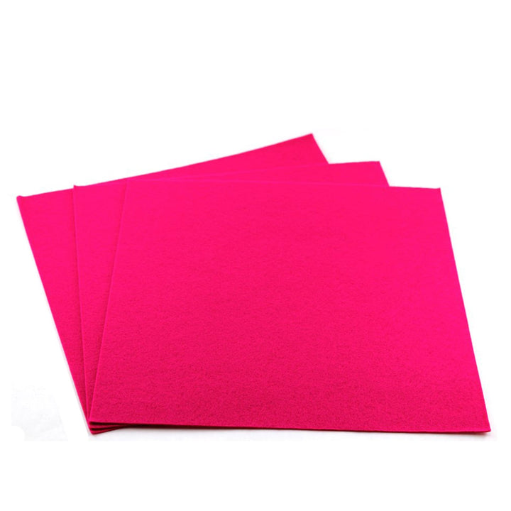 🧵 Craft Felt Fabric Sheets – 12"x12", 2mm Thick (10-Pack, Single Color)