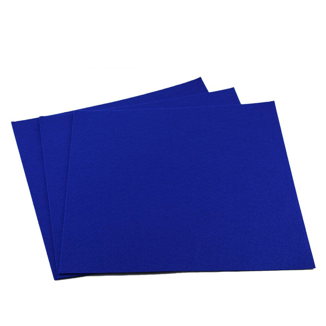 🧵 Craft Felt Fabric Sheets – 12"x12", 2mm Thick (10-Pack, Single Color)