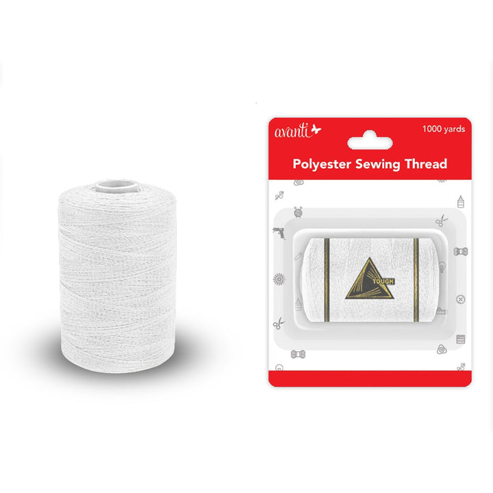 100% Polyester Sewing Thread Spools, 1000 Yards, 1 Spool of Thread
