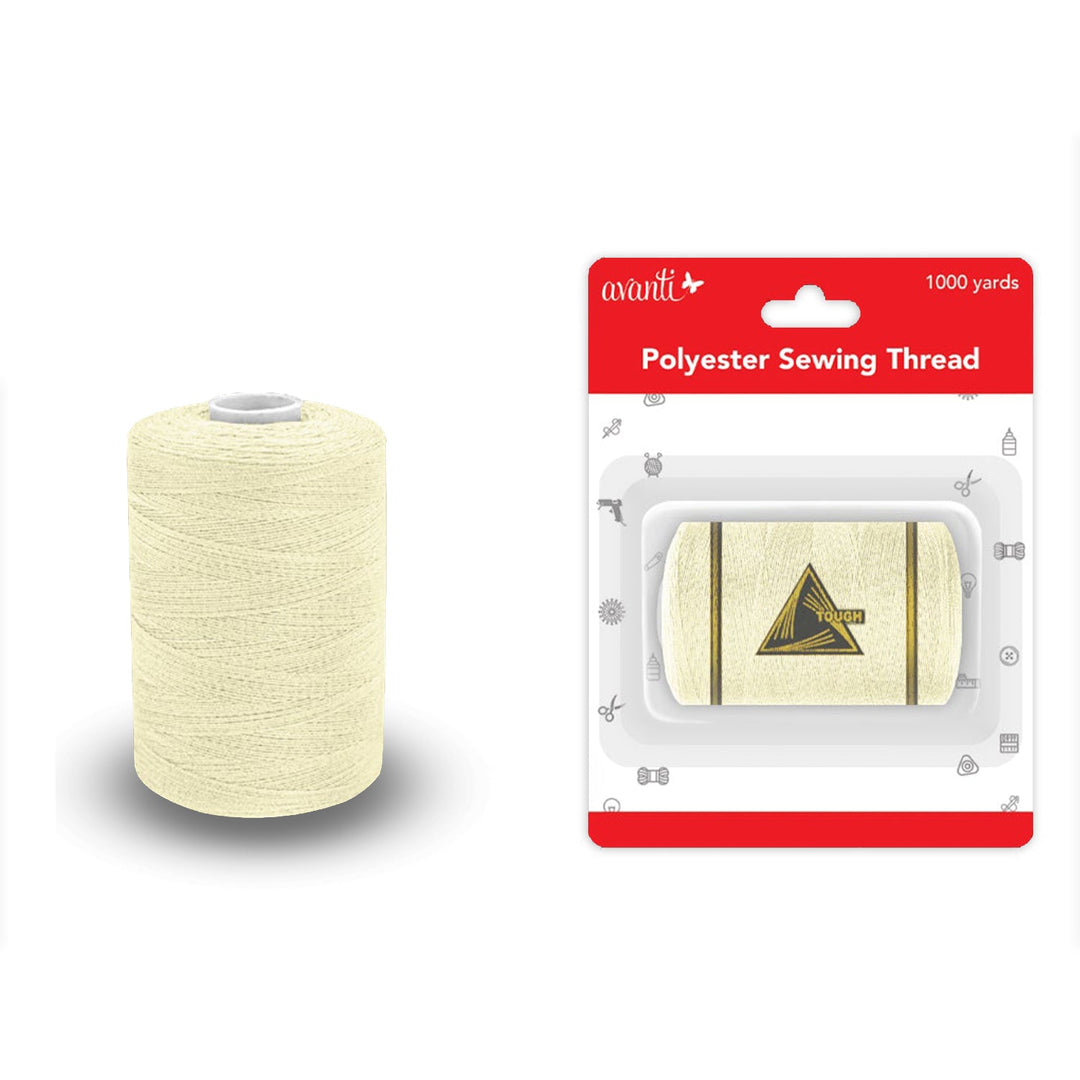 100% Polyester Sewing Thread Spool – 1,000 yds – 12-Pack – Made in China