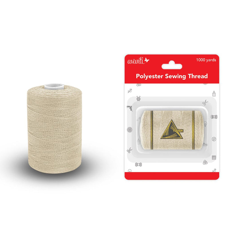 100% Polyester Sewing Thread Spools, 1000 Yards, 1 Spool of Thread