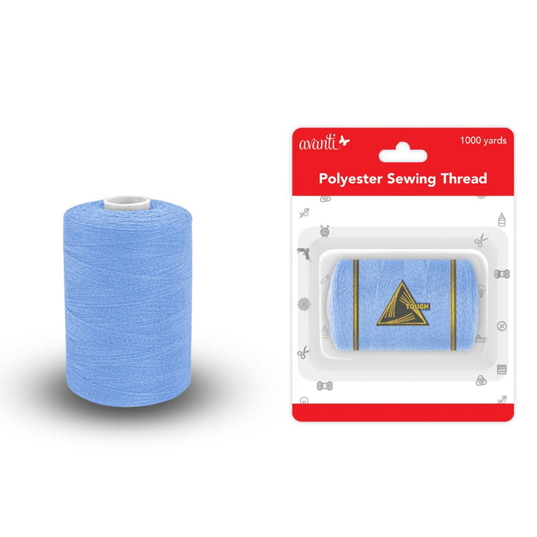 100% Polyester Sewing Thread Spools, 1000 Yards, 1 Spool of Thread