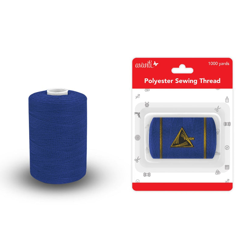 100% Polyester Sewing Thread Spools, 1000 Yards, 1 Spool of Thread