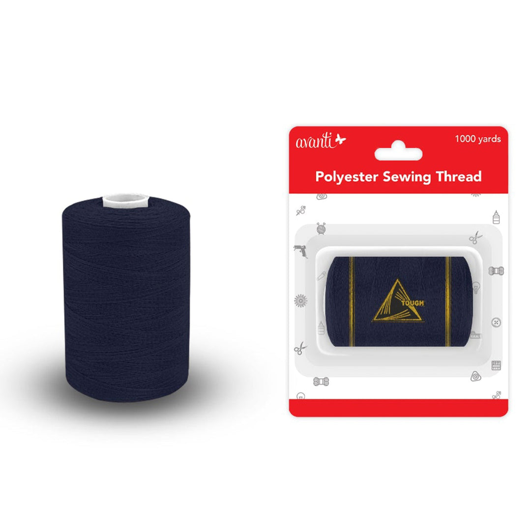 100% Polyester Sewing Thread Spools, 1000 Yards, 1 Spool of Thread