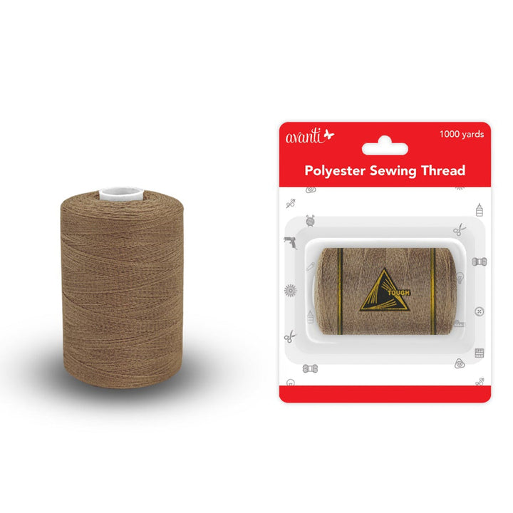 100% Polyester Sewing Thread Spool – 1,000 yds – 12-Pack – Made in China