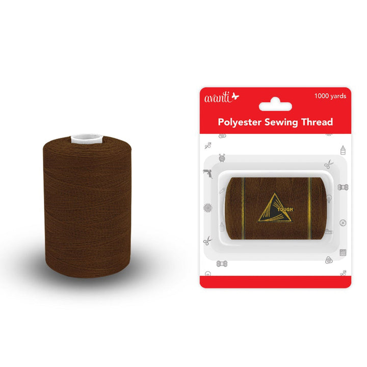 100% Polyester Sewing Thread Spools, 1000 Yards, 1 Spool of Thread