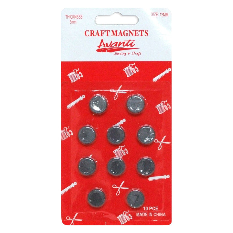 Avanti Craft Magnets 12mm 10 pcs, 12-Pack