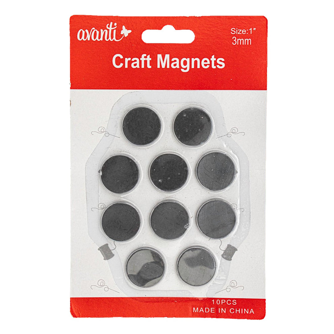 Avanti Craft Magnets 25mm 10 pcs, 12-Pack