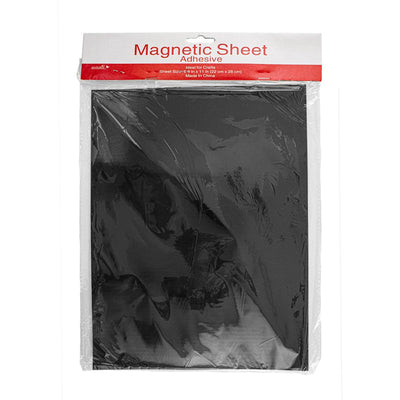 Avanti Magnetic Flexible Sheets with Adhesive Backing (8.5 x 11 Inches) Peel & Stick, 12-Pack