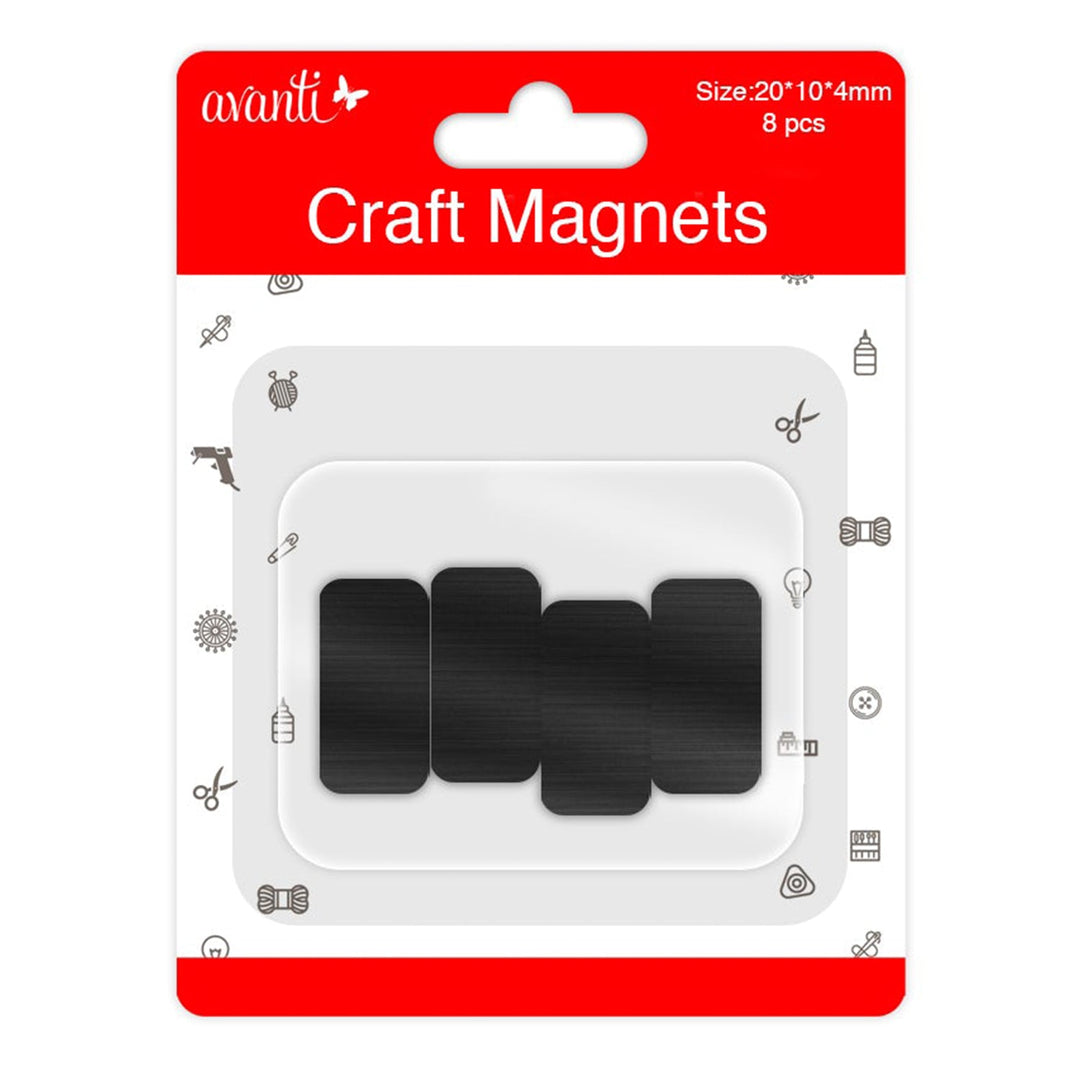 Avanti Craft Magnets, 4mm, 8 pcs, 12-Pack