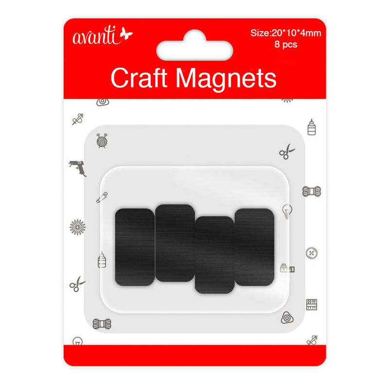 Avanti Craft Magnets, 4mm, 8 pcs