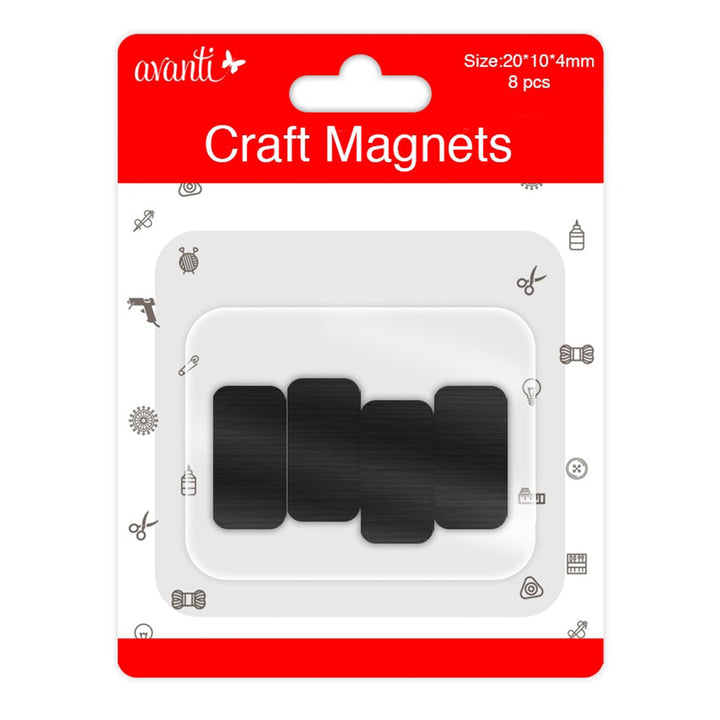 Avanti Craft Magnets, 4mm, 8 pcs, 12-Pack