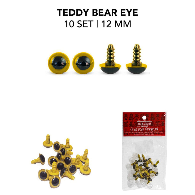 Círculo Plastic Eyes with Safety Washers, Teddy Bear & Craft Doll&