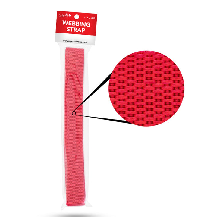 Avanti Webbing Strap, Variety Color – 1" × 2 Yards – Made in China – Retail