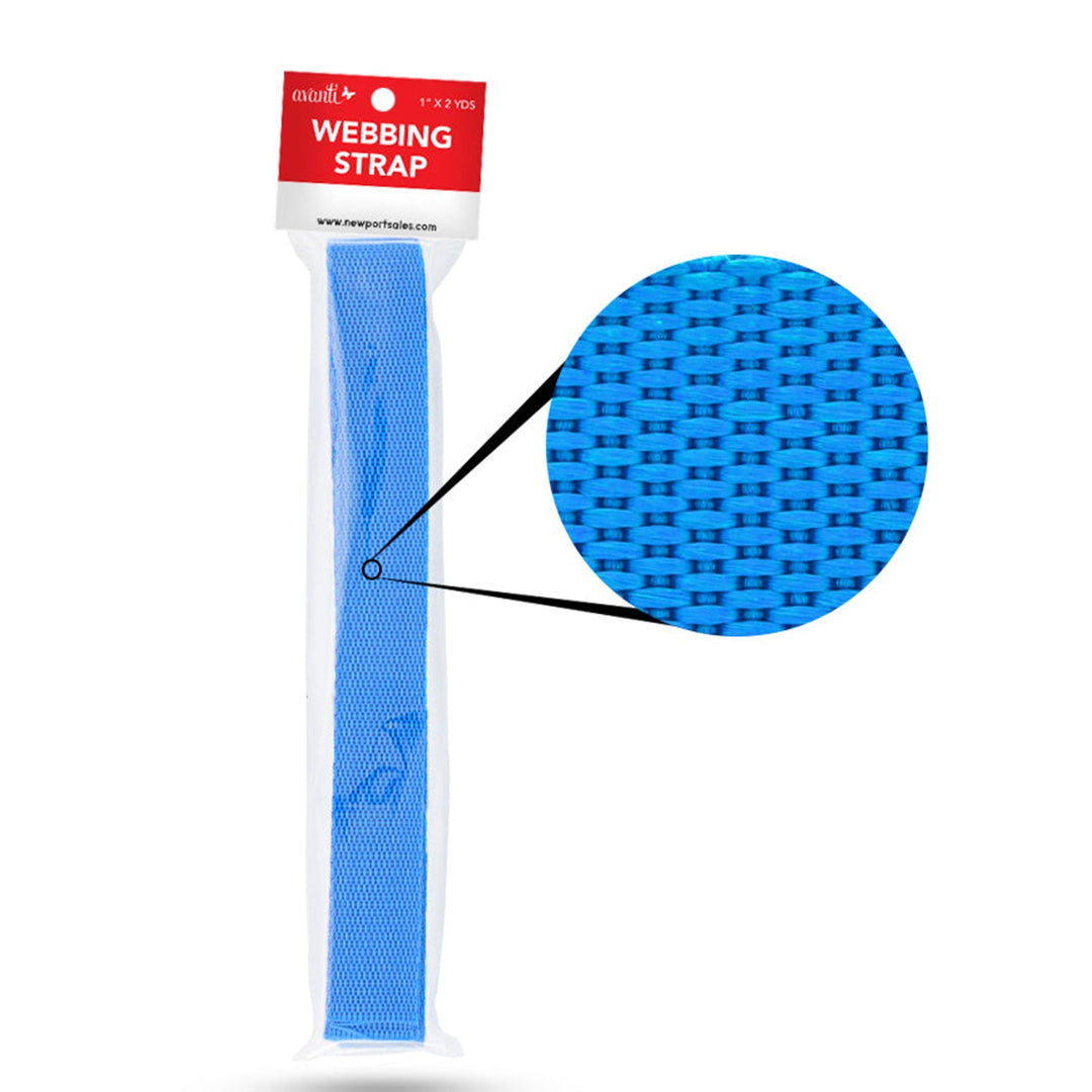 Avanti Webbing Strap, Variety Color – 1" × 2 Yards – Made in China – Retail