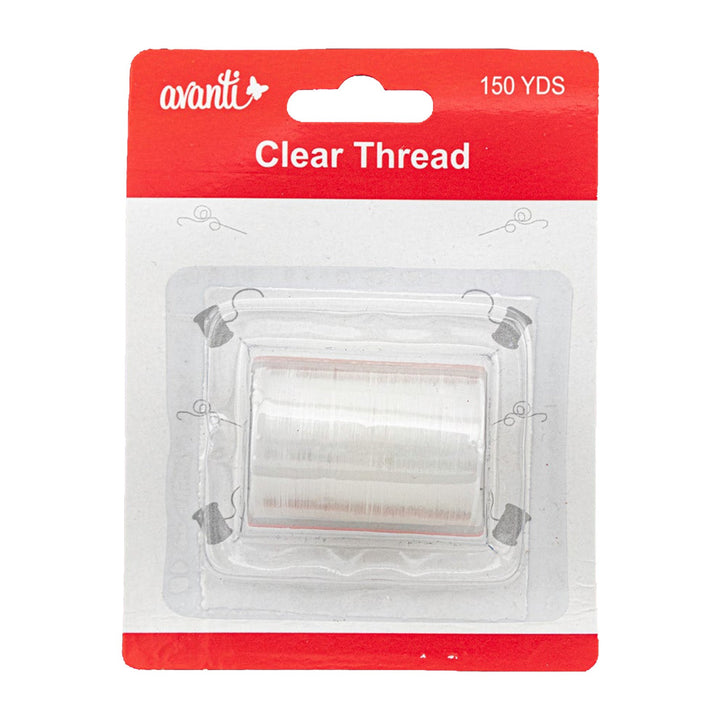 Avanti Clear Invisible Transparent Thread – 150 yd – 12-Pack – Made in China