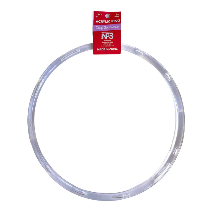 Avanti Clear Acrylic O-Ring, Assorted Sizes – Made in China – 12-Pack