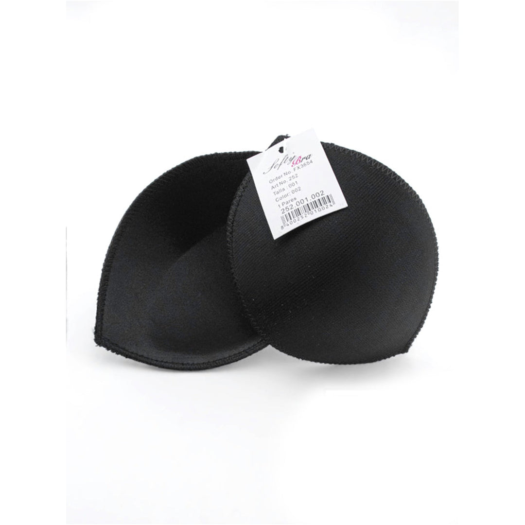 Avanti Bra Insert Pad,  Push-up pad for brassiere,  Black and Natural,  1 Pair,  Ass,    6-Pack