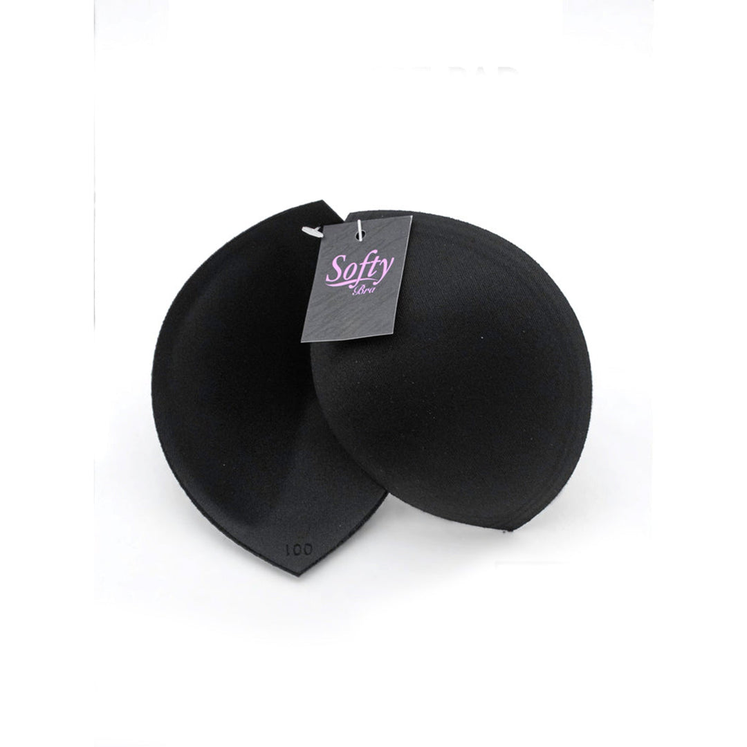 Avanti Bra Insert Pad,  Push-up pad for brassiere,  Black and Natural,  1 Pair,  Ass,    6-Pack