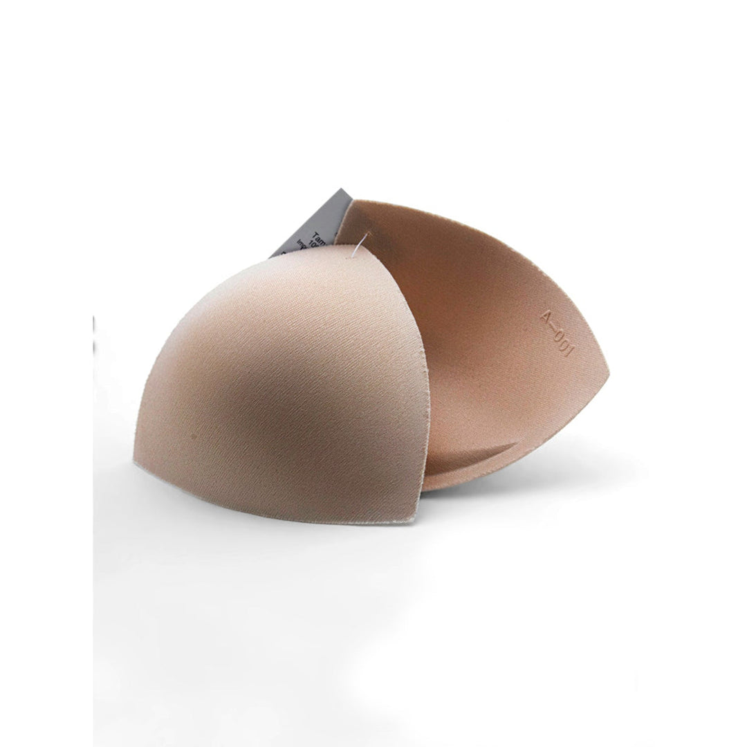 Avanti Bra Insert Pad, Triangular Shape, Black and Natural (1 pair, assorted sizes),    6-Pack