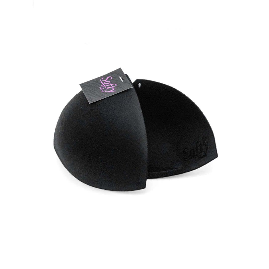 Avanti Bra Insert Pad, Triangular Shape, Black and Natural (1 pair, assorted sizes)