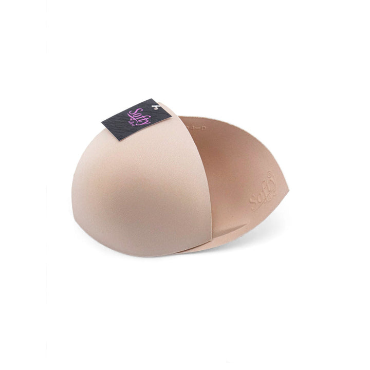 Avanti Bra Insert Pad, Triangular Shape, Black and Natural (1 pair, assorted sizes)