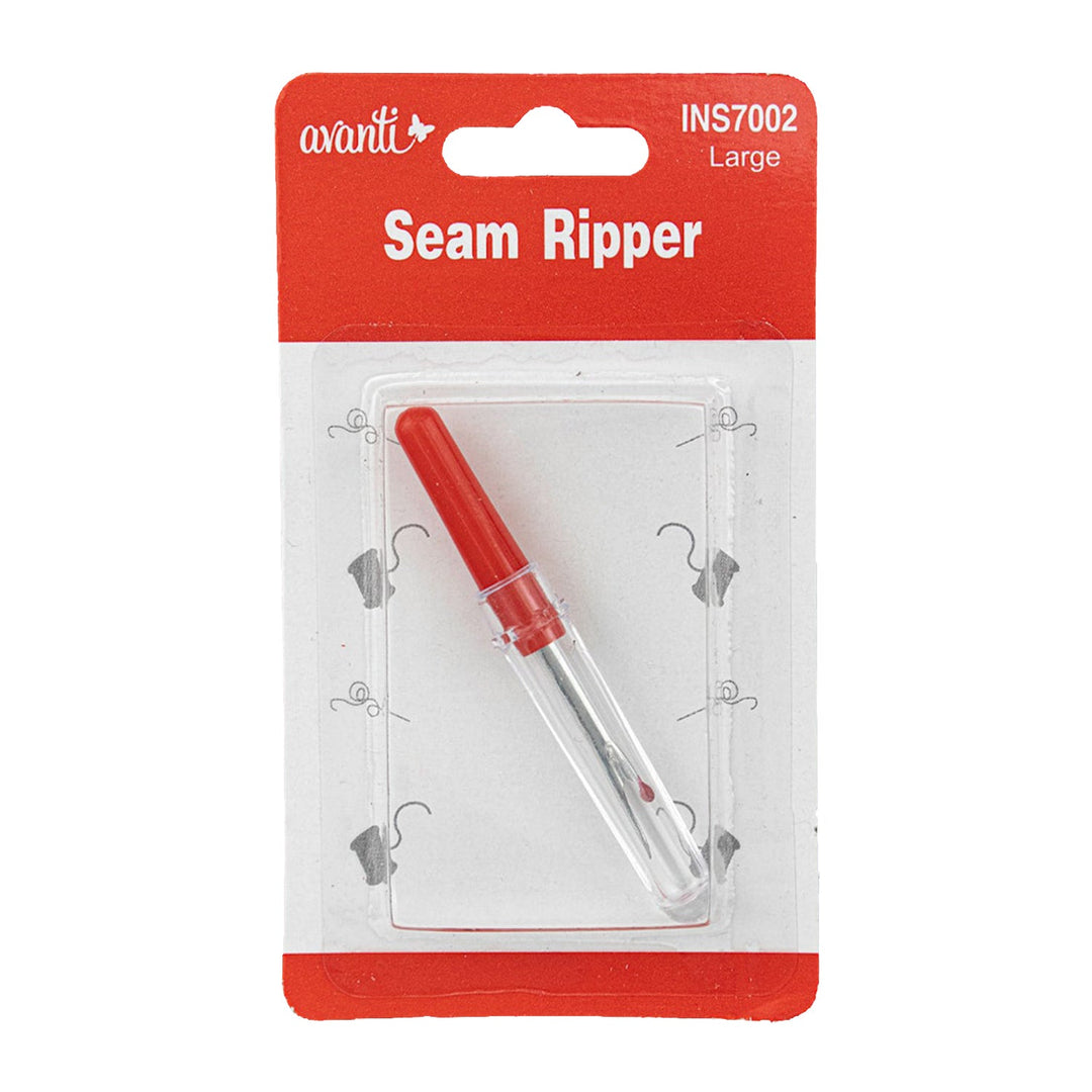 Avanti Seam Ripper with a Clear Plastic Cap (Large) – Made in China – Retail