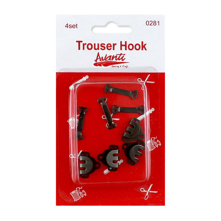 Avanti Copper Sewing Hooks and Eyes Closure for Trousers and Skirts,   12-Pack