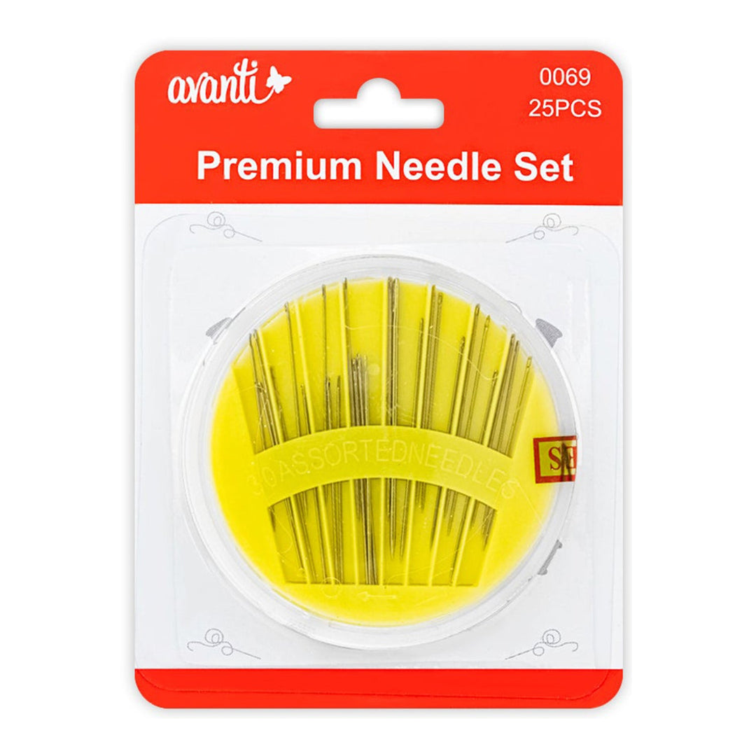 Avanti Assorted Gold Eye Premium Needle Set – 25 pcs – 12-Pack – Made in China