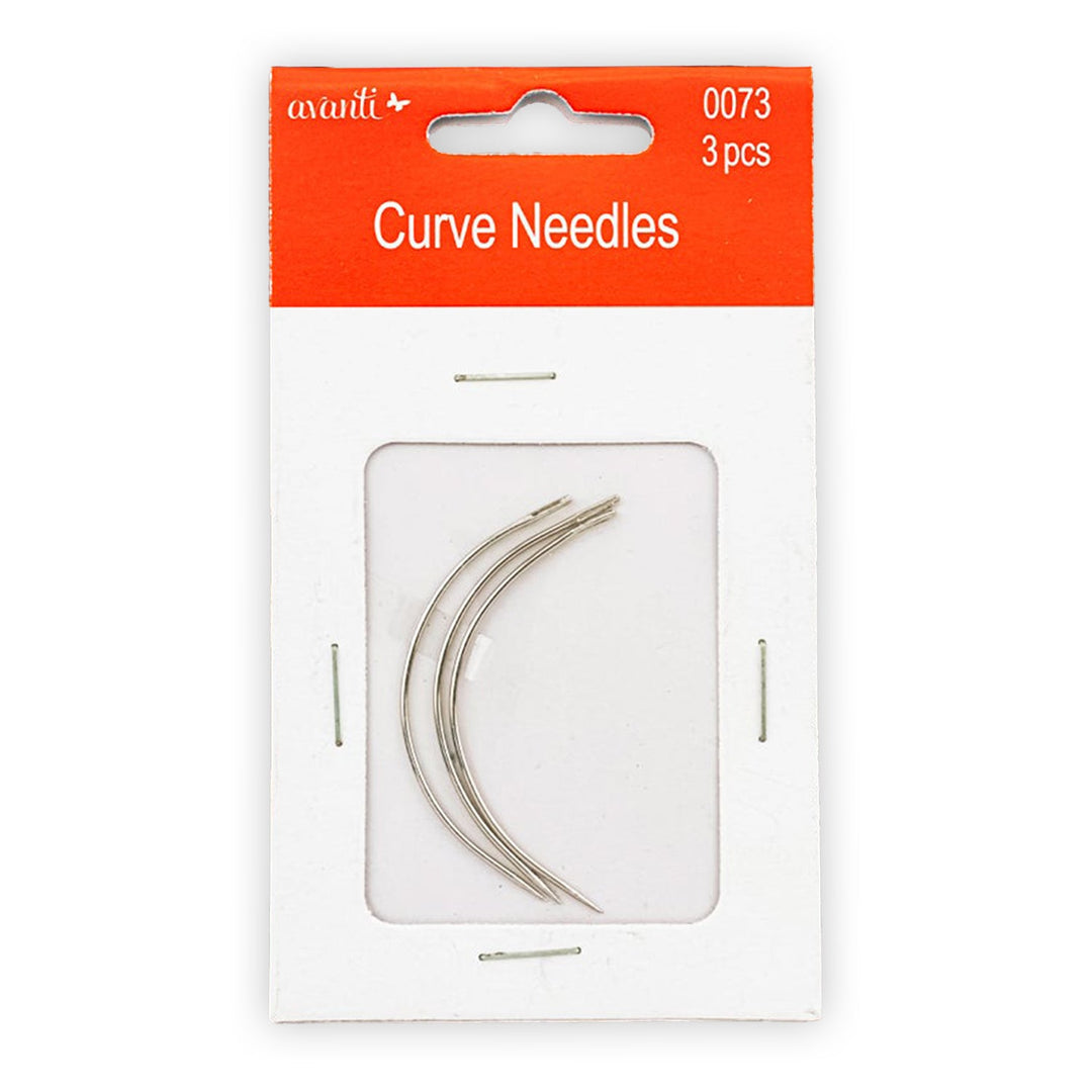 Avanti Curved Needles, C-Type Weaving Needle – 3 pcs – Made in China – Retail
