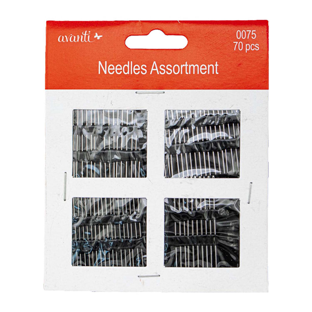 Avanti Assorted Hand Needles, Chenille, Darners, Embroidery, Sharps &amp; Tapestry – 70 pcs – Made in China – Retail