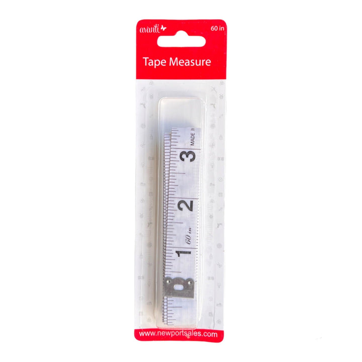 Avanti Tape Measure, Tailor’s Tape, Flexible Ruler (60 inches) – Made in China – 12-Pack