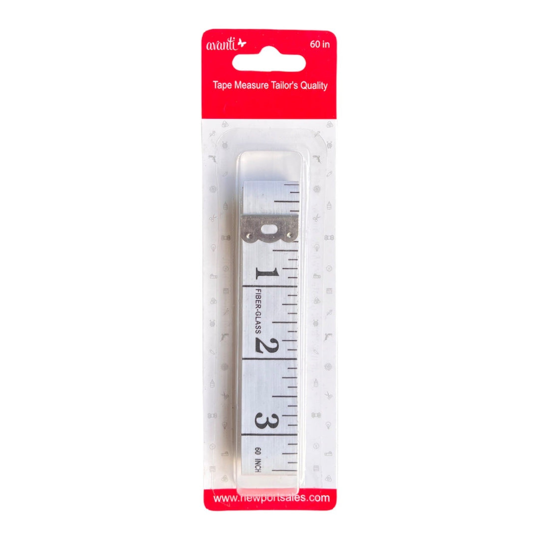 Avanti Tape Measure, Tailor’s Tape, Flexible Ruler (60 inches) – Made in China – 12-Pack